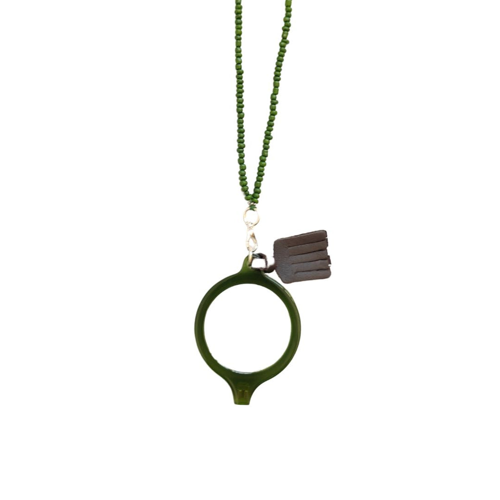 COLLAR INTERCAMBIABLE VERDE MUSGO