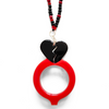 COLGANTE-GAFAS CORAZON PARTÍO NEGRO - EDICIÓN 15 AÑOS