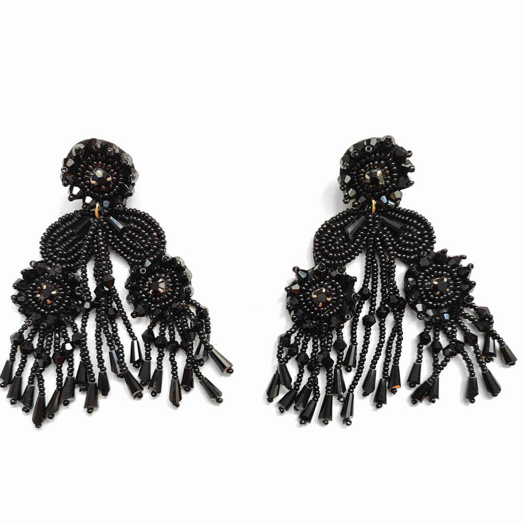 PENDIENTES FRIDA NEGRO