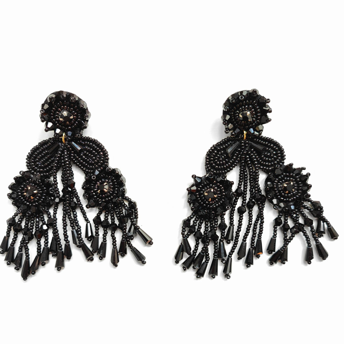 PENDIENTES FRIDA NEGRO