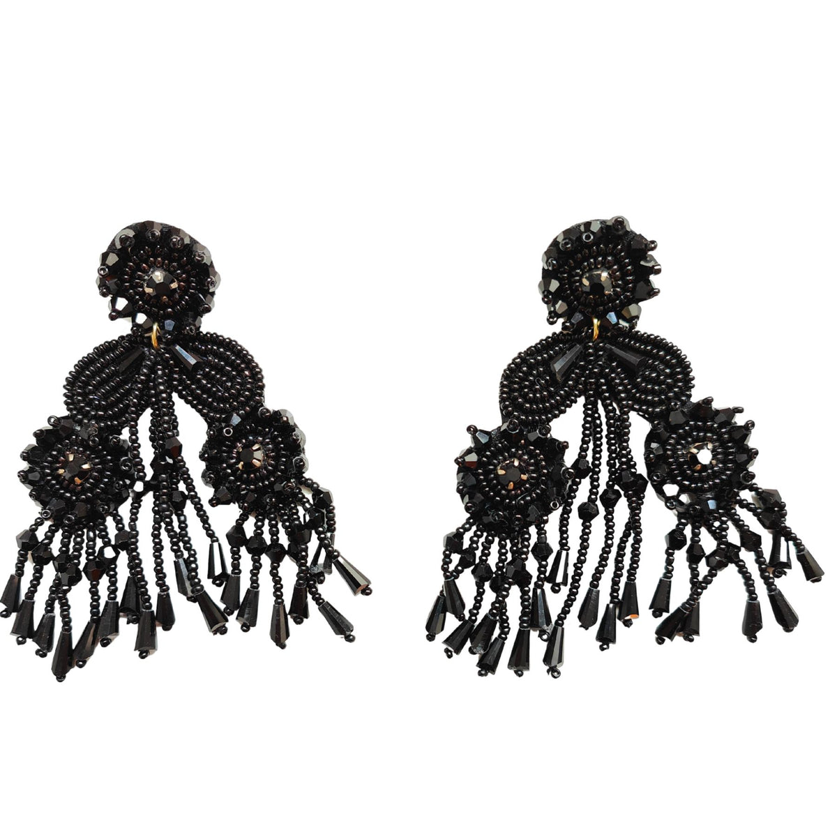 PENDIENTES FRIDA NEGRO