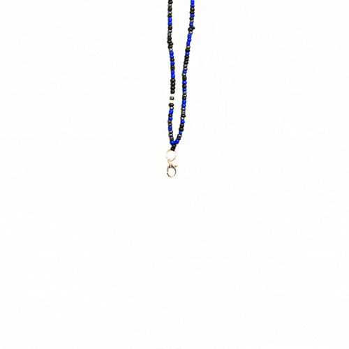 NAVY BLUE INTERCHANGEABLE NECKLACE