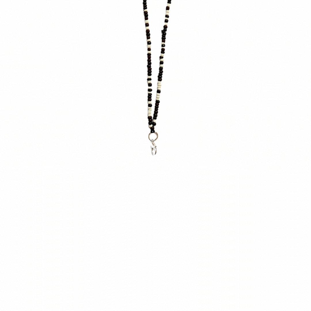 COLLAR INTERCAMBIABLE BEIGE-NEGRO