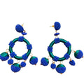 PENDIENTES GAUGUIN AZUL Y VERDE