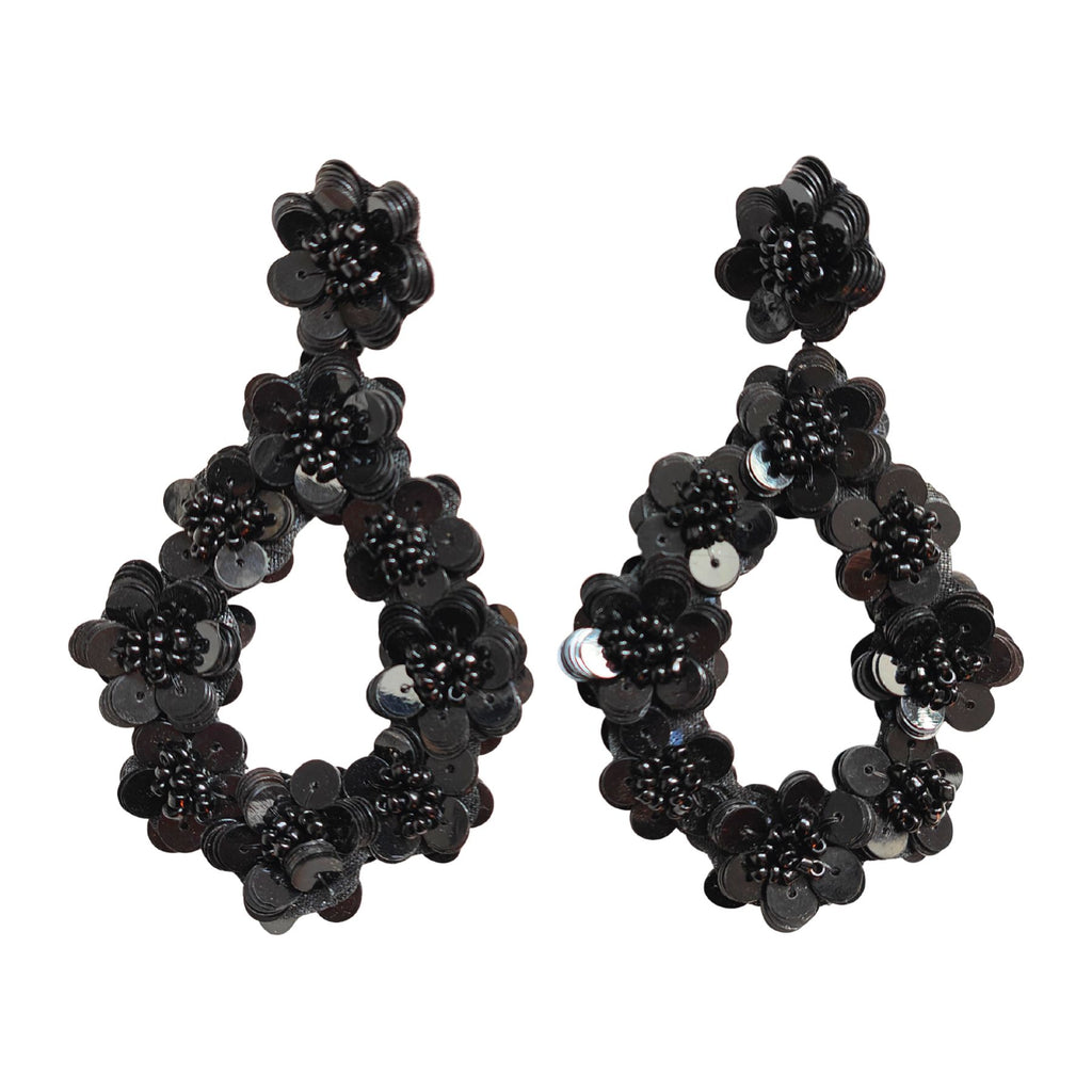 PENDIENTES GOYA NEGROS