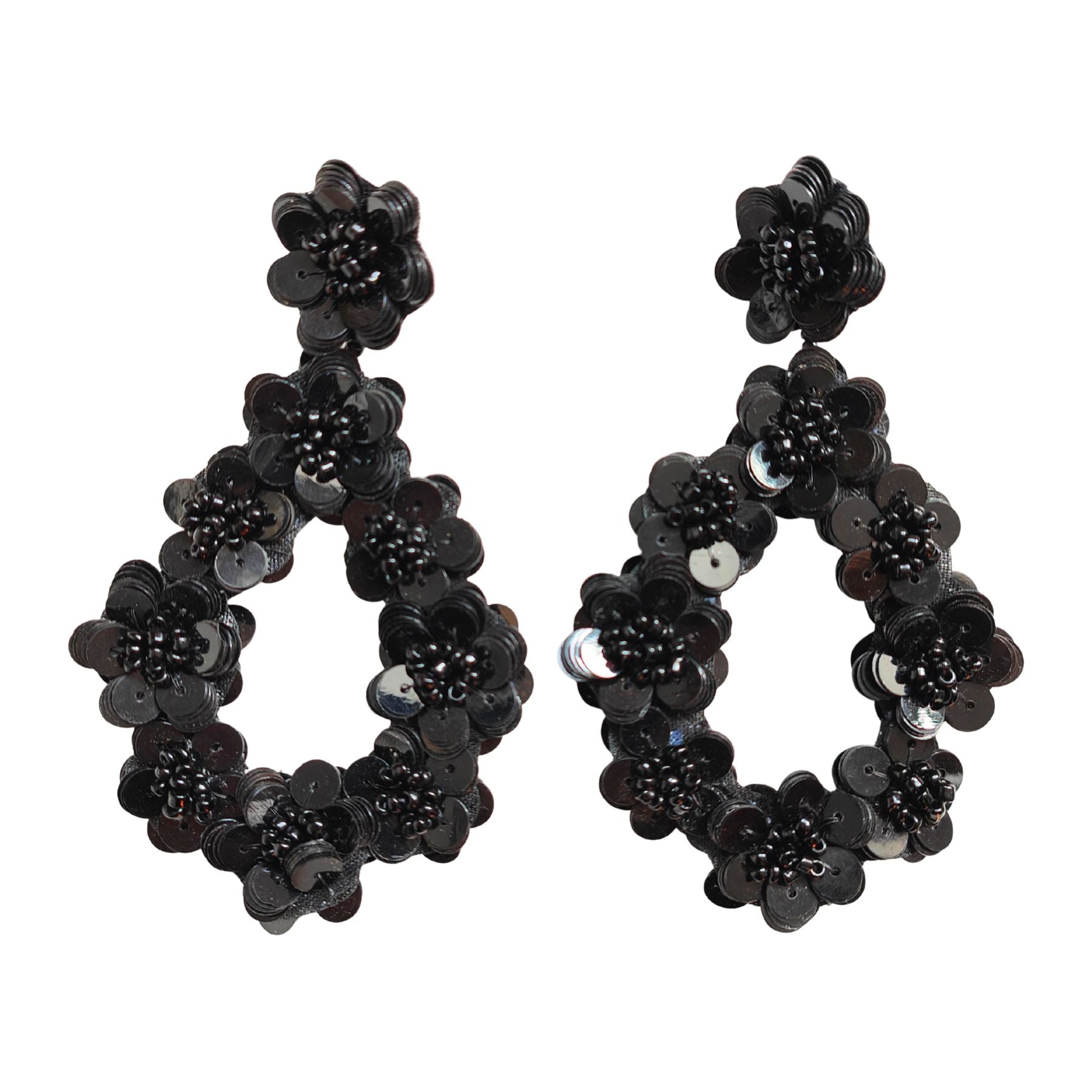 PENDIENTES GOYA NEGROS