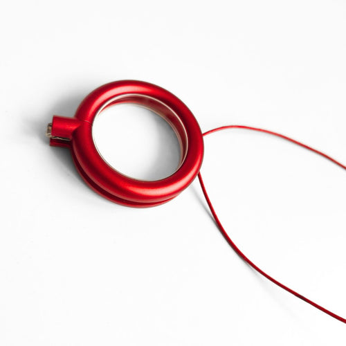 COLGANTE GAFAS LE CORBUSIER ROJO