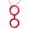 COLGANTE GAFAS LE CORBUSIER ROJO