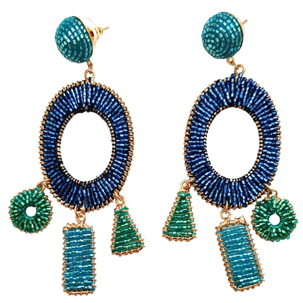 PENDIENTES OH! AZUL