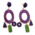 PENDIENTES OH! MORADOS