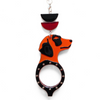 COLGANTE-GAFAS PERRO PUNK NARANJA - EDICIÓN 15 AÑOS