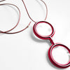 COLGANTE GAFAS CARLO SCARPA ROJO