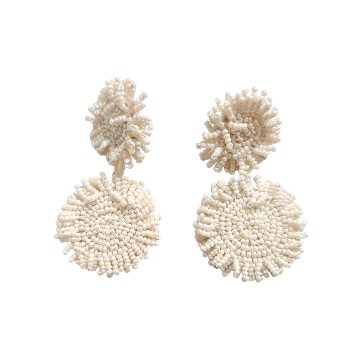 PENDIENTES VAN GOGH BLANCO
