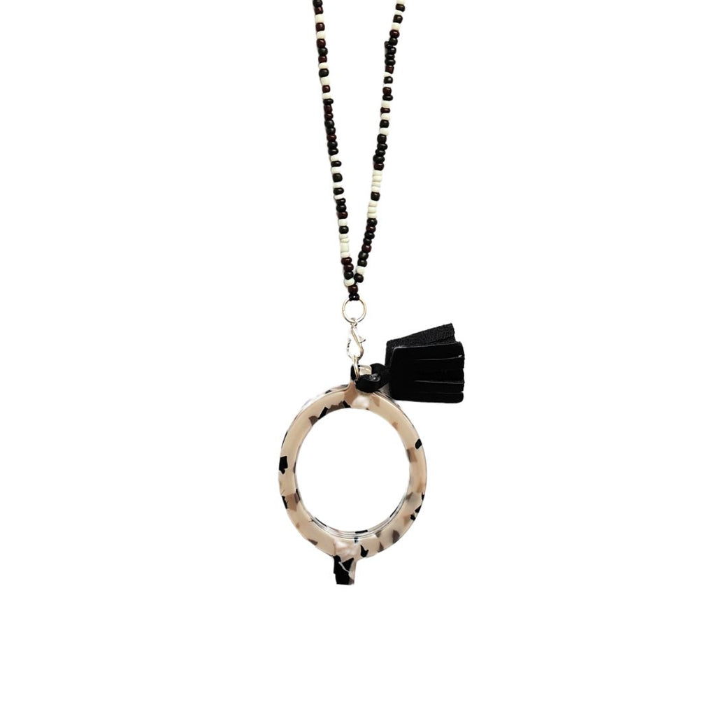 COLLAR INTERCAMBIABLE BEIGE-NEGRO