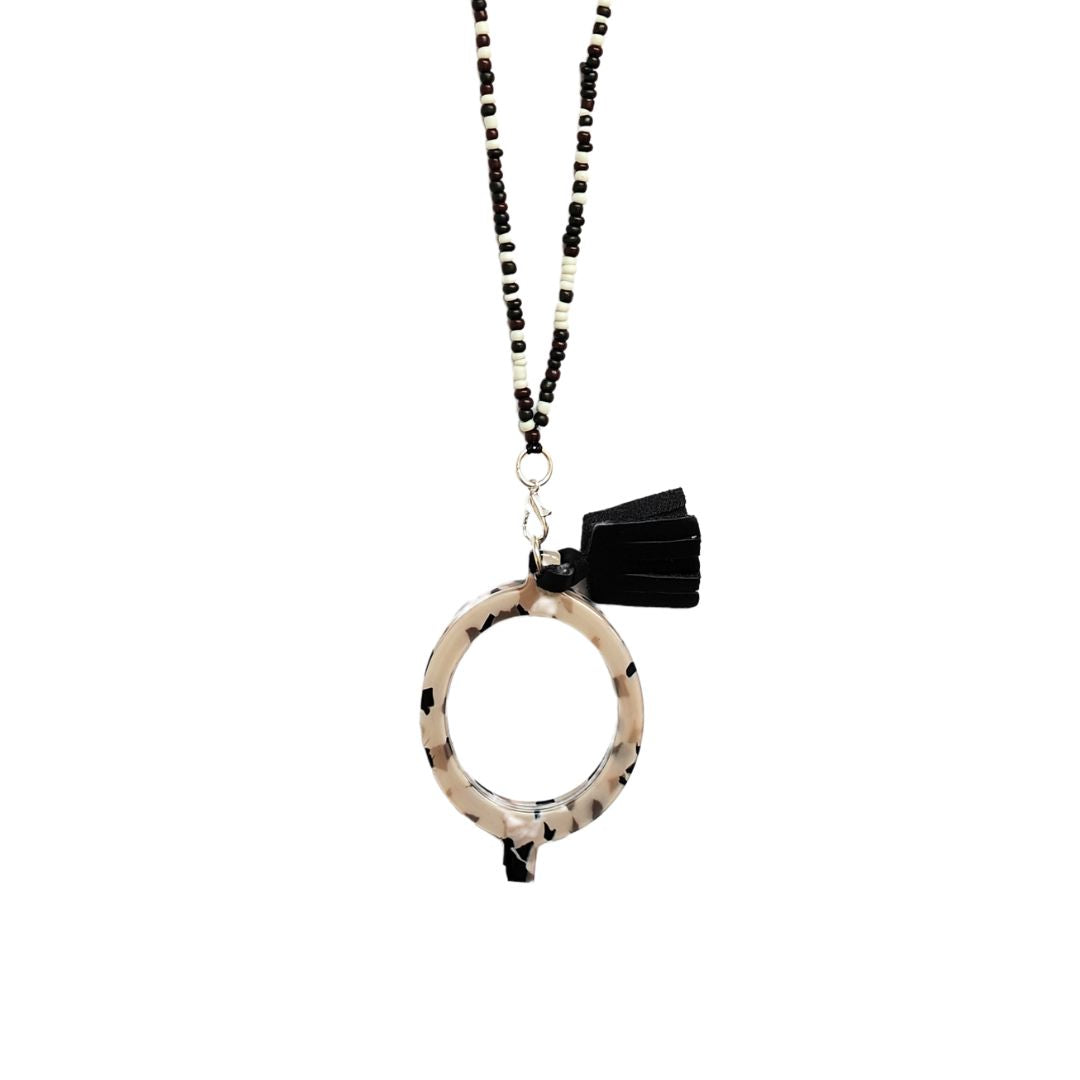 COLLAR INTERCAMBIABLE BEIGE-NEGRO