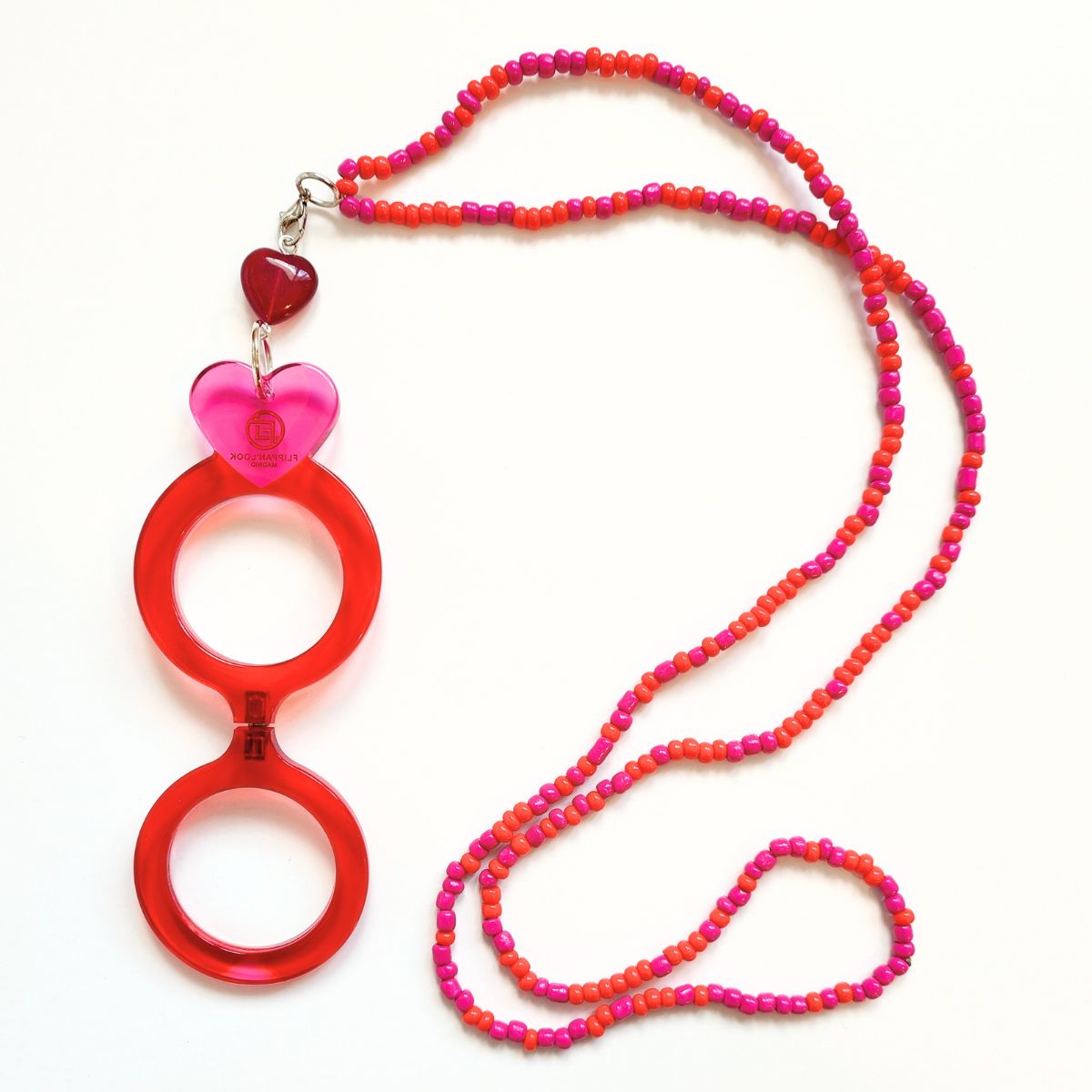CORAZÓN ROJO-ROSA