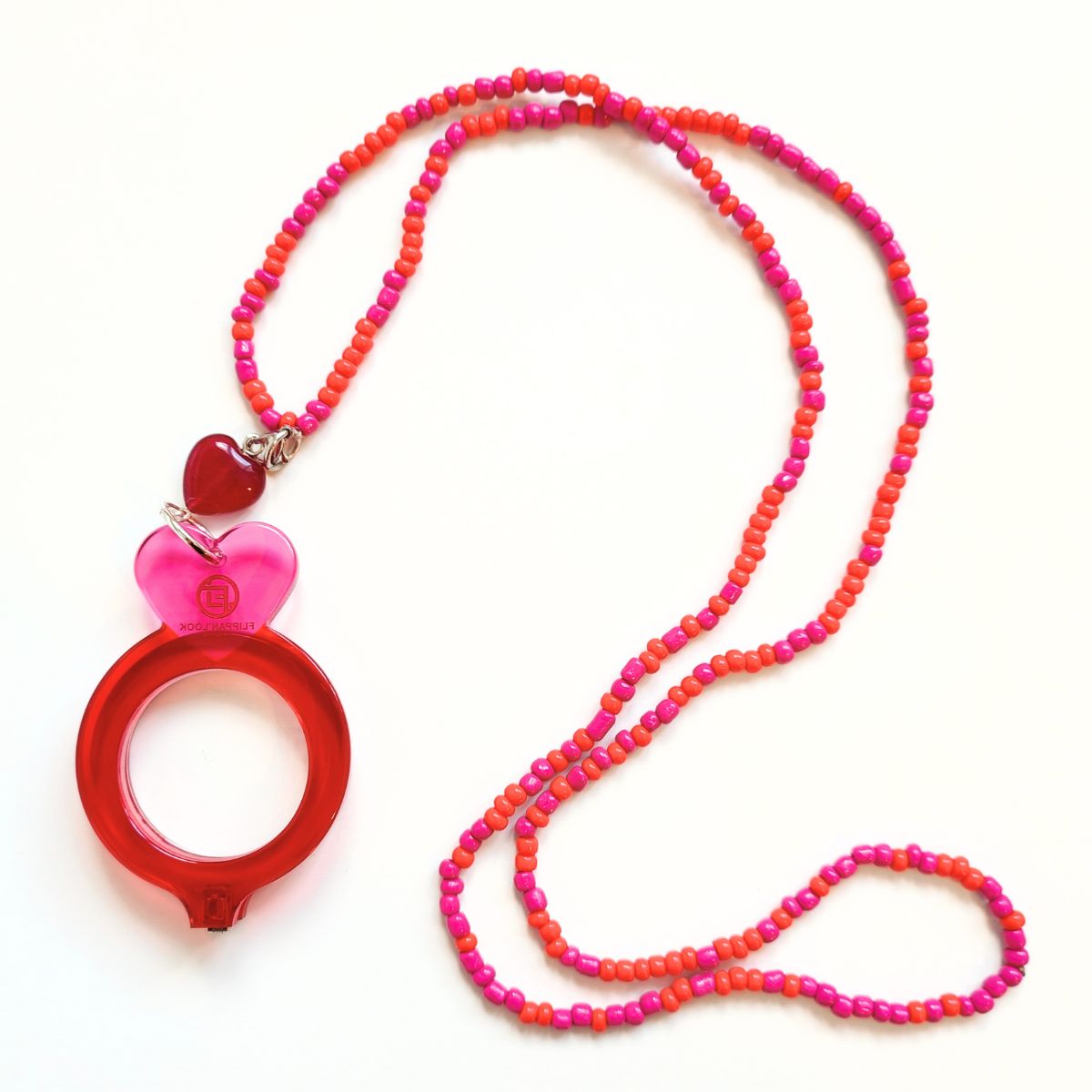 CORAZÓN ROJO-ROSA