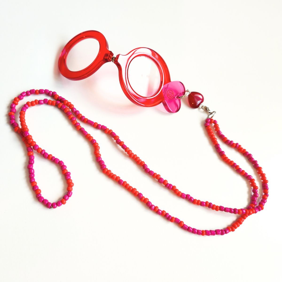 CORAZÓN ROJO-ROSA
