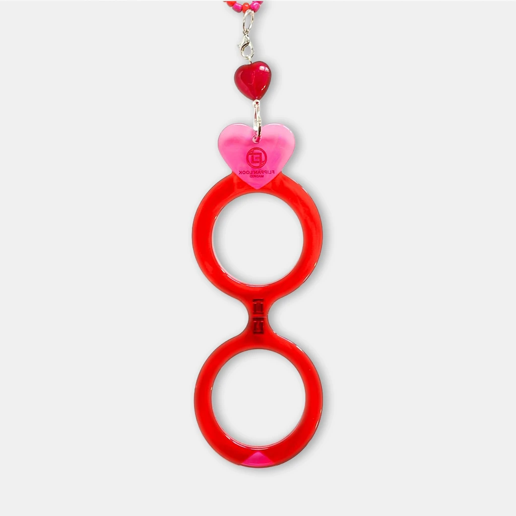 CORAZÓN ROJO-ROSA