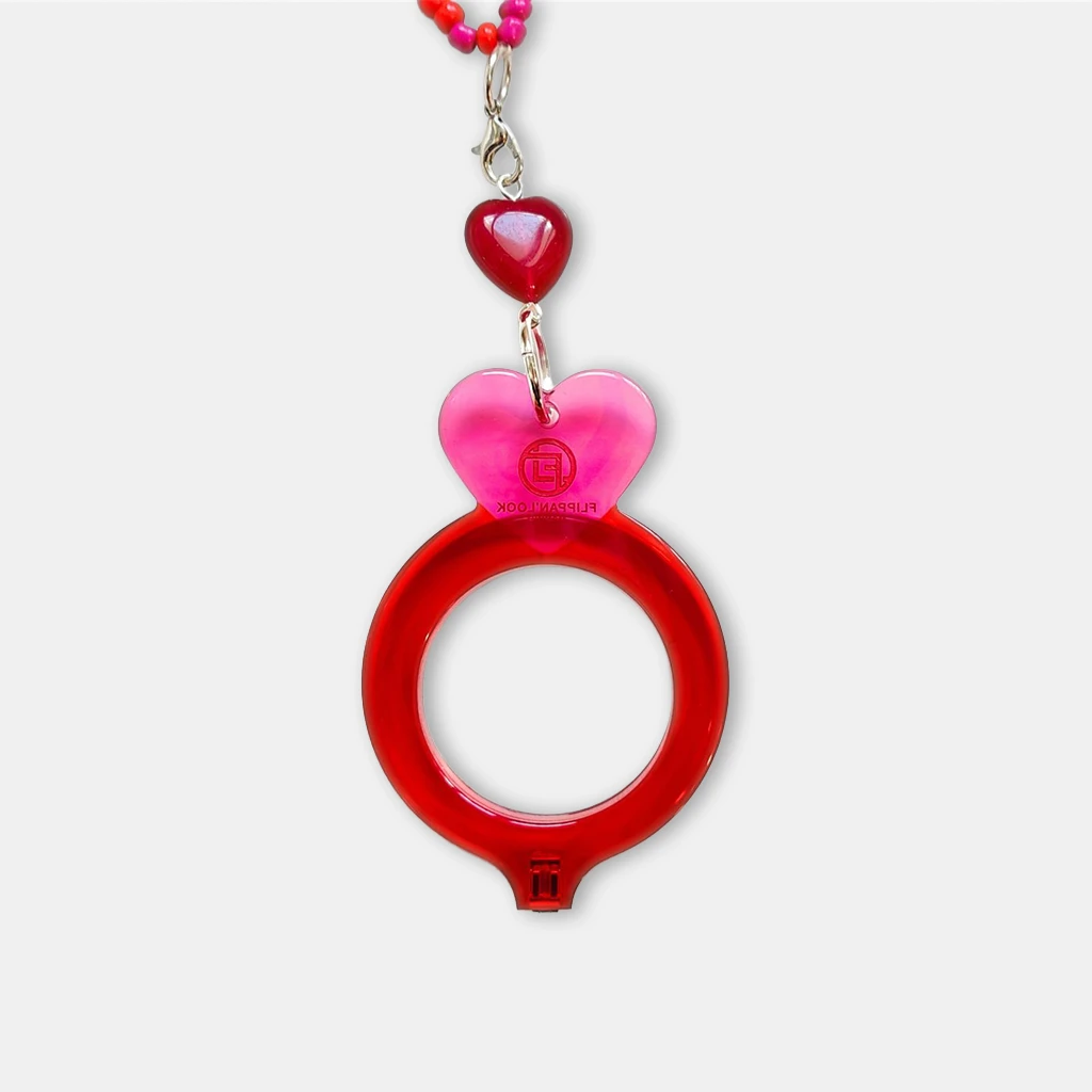 CORAZÓN ROJO-ROSA
