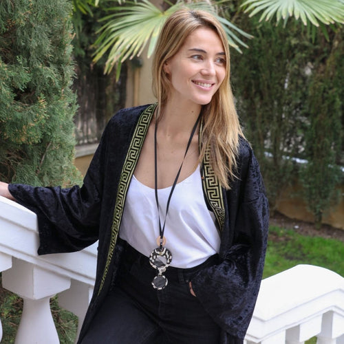 COLGANTE-GAFAS LUNA COBRE